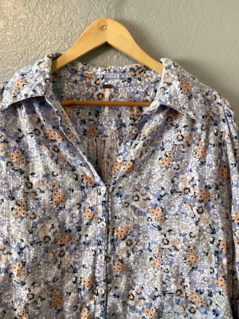 Free People Happy Day Blouse